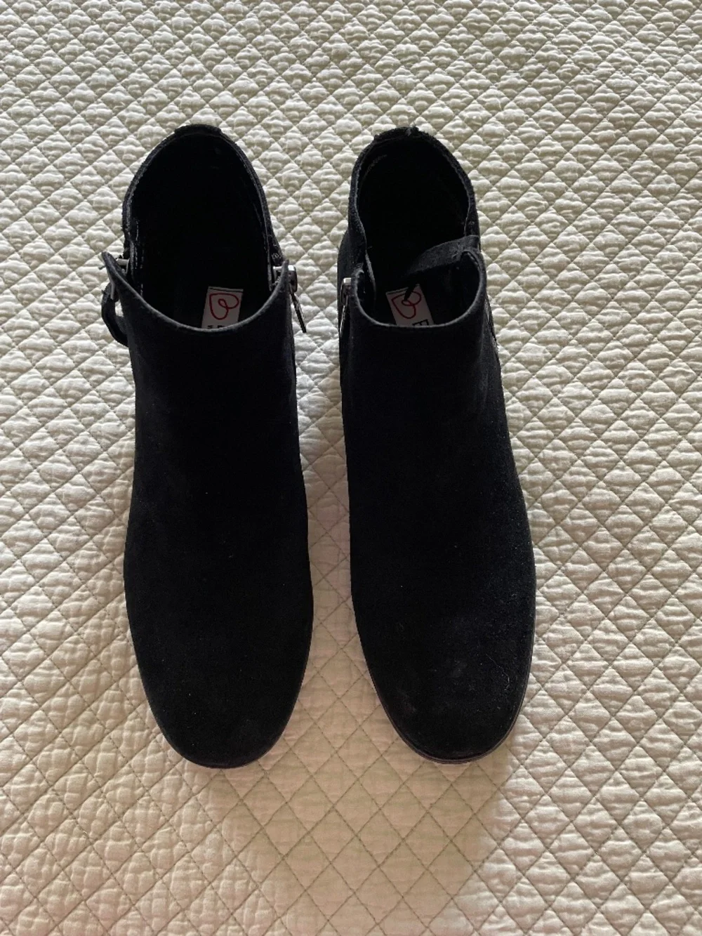 Blondo Black Suede Booties